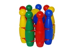 Кегли (9 штук, 2 мяча) - fgospostavki.ru - Белово