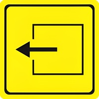 Тактильный знак (выход из помещения) 100х100 - fgospostavki.ru - Белово