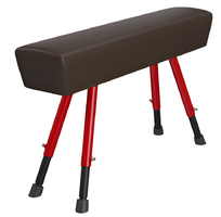 Конь гимнастический переменной высоты (чехол из натуральной кожи) - fgospostavki.ru - Белово