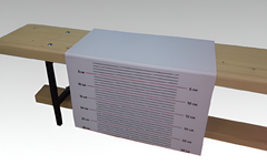 Линейка складная для измерения уровня гибкости на гимнастическую скамейку - fgospostavki.ru - Белово