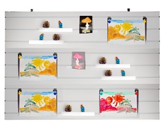 Стенд экспозиционный навесной для детских работ - fgospostavki.ru - Белово