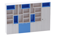 Комплект шкафов Smarty  для кабинета - fgospostavki.ru - Белово