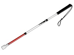 Трость складная графит детская на крючке 85 сантиметров (3 светоотражающих звена) - fgospostavki.ru - Белово