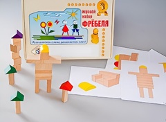 Игровой набор Фребеля "Конструктор деревянный без соединений-3" (Серия "Эксперимент") - fgospostavki.ru - Белово