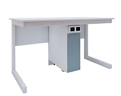 Стол ученический для кабинета физики/биологии двухместный - fgospostavki.ru - Белово