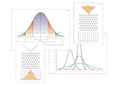 Модель-аппликация "Нормальное распределение (Распределение Гаусса)" (ламинированная) - fgospostavki.ru - Белово