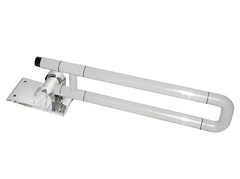 Поручень откидной с антибактериальным покрытием (белый) - fgospostavki.ru - Белово