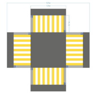 Имитация четырехстороннего перекрестка 5,5*4,5 м - fgospostavki.ru - Белово