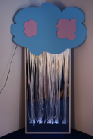 Зеркальное панно с фиброоптическими нитями «Разноцветный дождь» - fgospostavki.ru - Белово