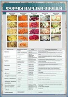 Стенд "Формы нарезки овощей" - fgospostavki.ru - Белово