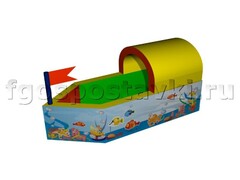 Сухой бассейн "Кораблик" с шелкографией - fgospostavki.ru - Белово