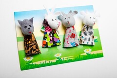 Пальчиковый театр "Волк и козлята" (4 персонажа) - fgospostavki.ru - Белово