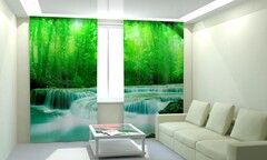 Комплект светонепроницаемых штор "Быстрая река" - fgospostavki.ru - Белово