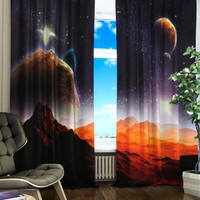 Комплект светонепроницаемых штор "Марсианская одиссея" - fgospostavki.ru - Белово