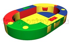 Манеж овальный 150х100х30 сантиметров - fgospostavki.ru - Белово