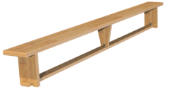 Скамейка гимнастическая (деревянные ножки) (4 м)  - fgospostavki.ru - Белово