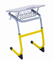 Парта одноместная регулируемая по высоте (наклонная столешница) - fgospostavki.ru - Белово