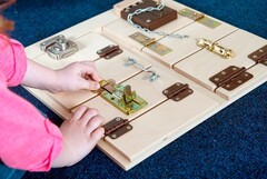 Тактильно-развивающая панель “Замочки” - fgospostavki.ru - Белово