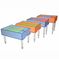 Песочные столы на регулируемых опорах RGB подсветка - fgospostavki.ru - Белово