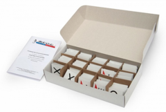 Модель-аппликация "Генетика групп крови" (раздаточный материал из 15 комплектов по 24 карты) - fgospostavki.ru - Белово