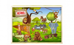 Интерактивная светозвуковая панель «Зверинец» - fgospostavki.ru - Белово