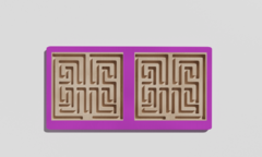 Межполушарная доска №13 фиолетовая - fgospostavki.ru - Белово