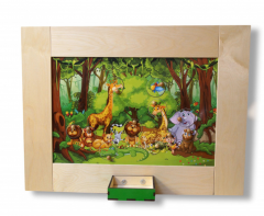 Тактильно-развивающая панель «Мир зверей» - fgospostavki.ru - Белово