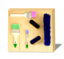 Тактильно-развивающая панель с мягкими кисточками - fgospostavki.ru - Белово