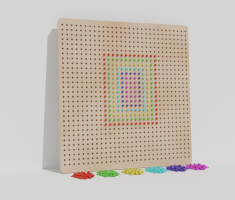 Тактильно-развивающая панель «Радужная мозаика» - fgospostavki.ru - Белово