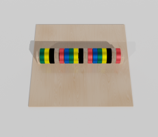 Тактильно-развивающая панель с разноцветными кругами - fgospostavki.ru - Белово