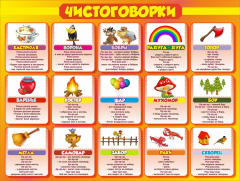 Стенд "Чистоговорки", часть 1 - fgospostavki.ru - Белово