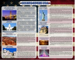 Стенд "Достопримечательности США" Вариант 2 - fgospostavki.ru - Белово