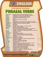 Стенд "Фразовые глаголы" - fgospostavki.ru - Белово