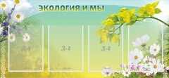 Стенд "Экология и мы" - fgospostavki.ru - Белово