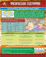 Стенд "Физическая география. Тектоника литосферных плит" - fgospostavki.ru - Белово