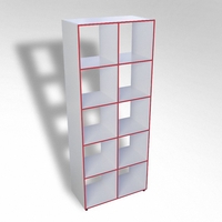 Шкаф открытый многосекционный ТР10 ЛДСП  - fgospostavki.ru - Белово