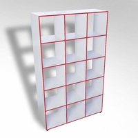 Шкаф открытый многосекционный ТР15 ЛДСП  - fgospostavki.ru - Белово