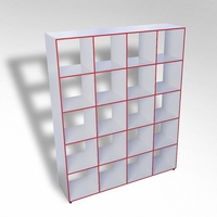 Шкаф открытый многосекционный ТР20 ЛДСП - fgospostavki.ru - Белово