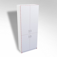 Стеллаж закрытый А-310 ТР ЛДСП  - fgospostavki.ru - Белово