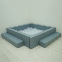 Сухой бассейн с шариками и RGB-подсветкой 140х140 см - fgospostavki.ru - Белово