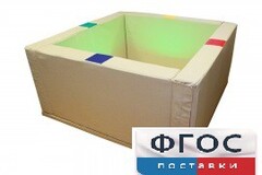 Сухой бассейн интерактивный с кнопками-переключателями (150х150х66 сантиметров) - fgospostavki.ru - Белово