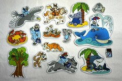 Дидактический набор навесных элементов «Сказка «Доктор Айболит» - fgospostavki.ru - Белово