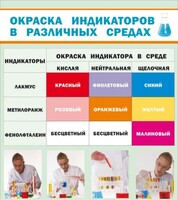 Стенд "Окраска индикаторов в различных средах" - fgospostavki.ru - Белово