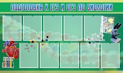 Стенд "Подготовка к ЕГЭ и ОГЭ по биологии" Вариант 2 - fgospostavki.ru - Белово
