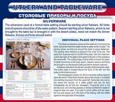 Стенд "Столовые приборы и посуда" - fgospostavki.ru - Белово