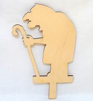 Персонаж для теневого театра "Баба Яга" - fgospostavki.ru - Белово