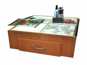 Световой модуль "Юный художник" с комплектом сменных заданий - fgospostavki.ru - Белово