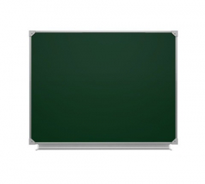 Меловая доска одноэлементная магнитная зеленая полимерная (1000*750) - fgospostavki.ru - Белово