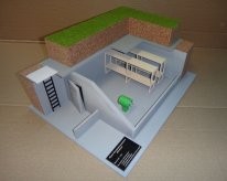 Макет встроенного противорадиационного укрытия (маленький вариант) - fgospostavki.ru - Белово