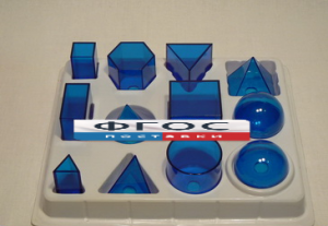 Набор прозрачных геометрических тел разборный (12 предметов) малый - fgospostavki.ru - Белово